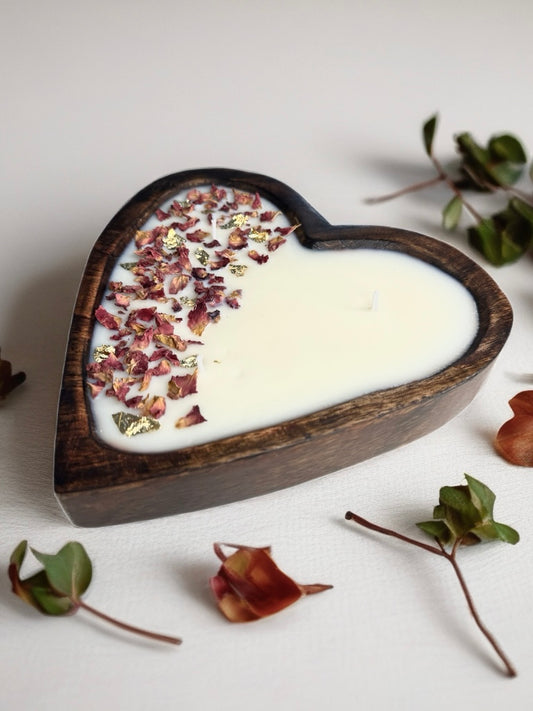Heart of Rose Candle