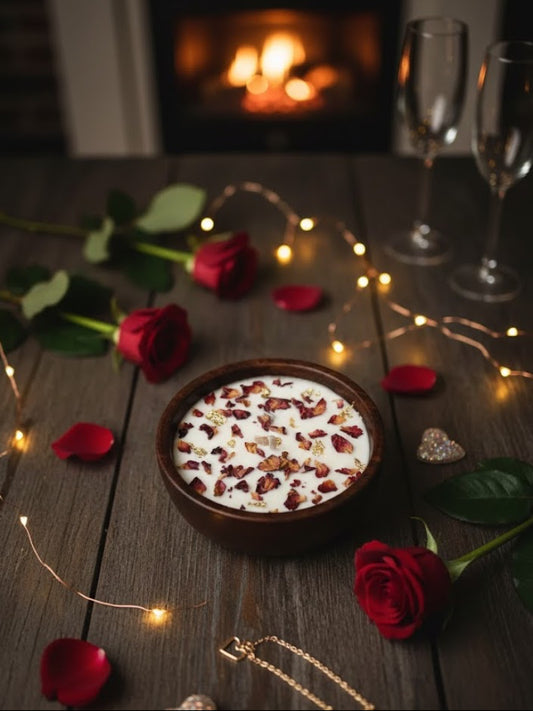 Rose Ember - Rose Scented Soy Wax Candle