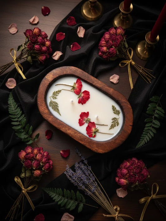 Whispering Roses - Rose Scented Soy Wax Candle