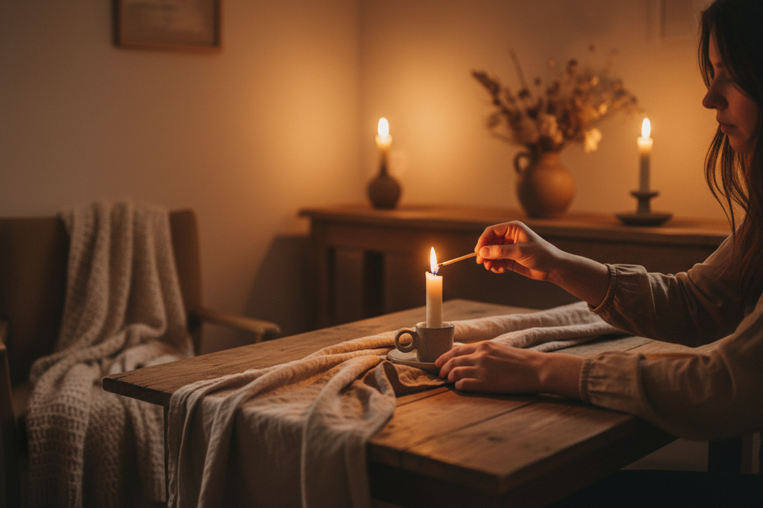 Candlelight as a Wellness Cue: Training the Body to Slow Down