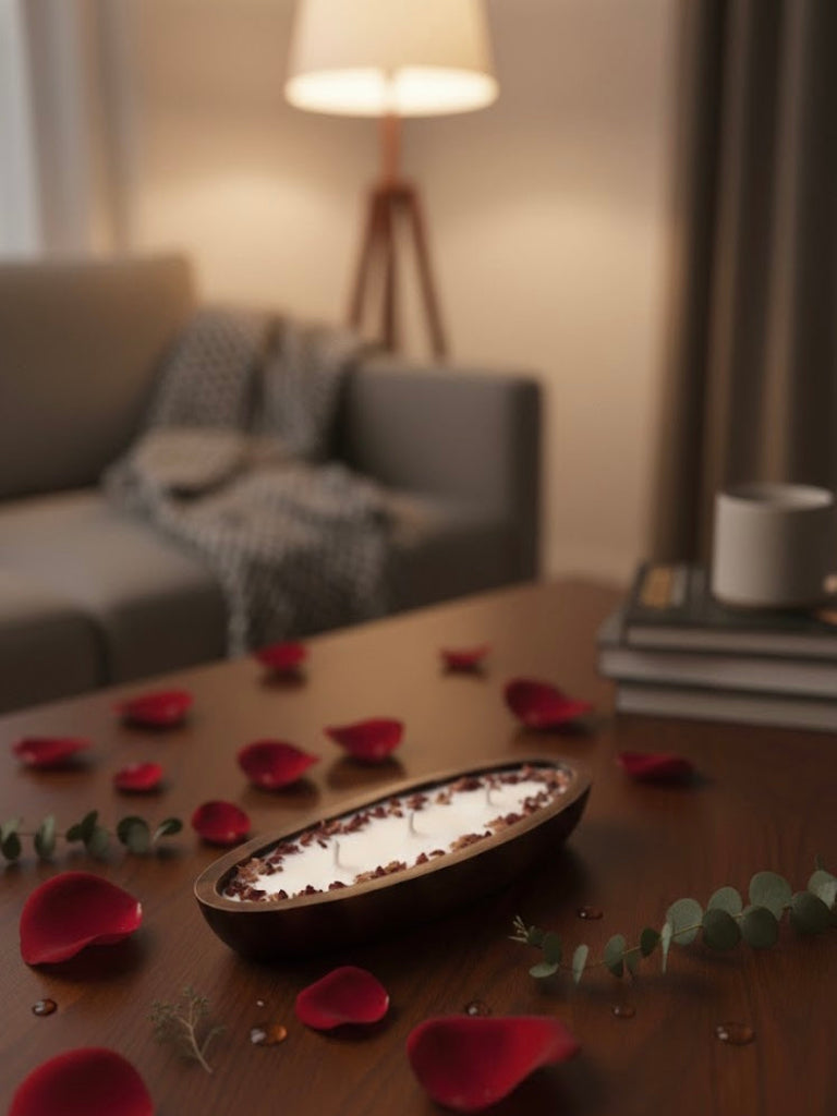 Floating Bloom - Rose Scented Soy Wax Candle