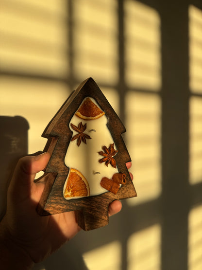 Winter Spicewood Candle