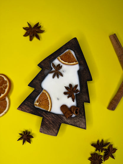 Winter Spicewood Candle