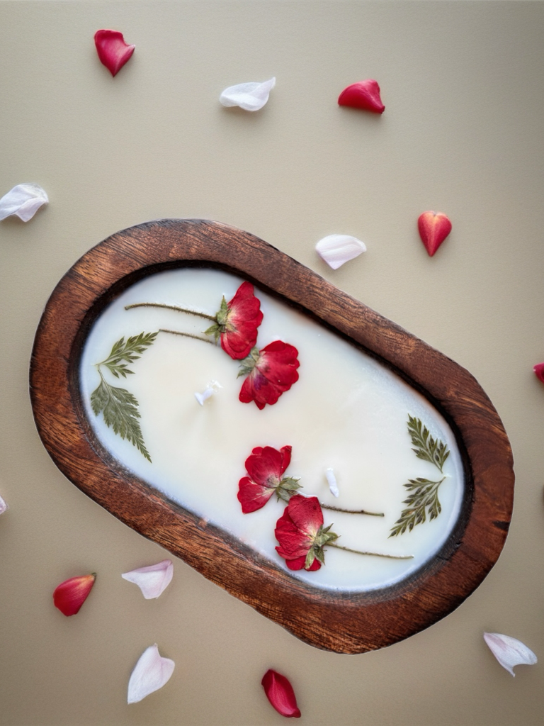 Whispering Roses - Rose Scented Soy Wax Candle
