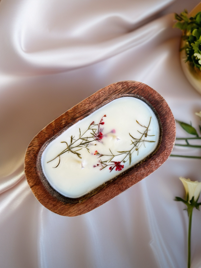 Botanical Bliss - Rose Scented Soy Wax Candle