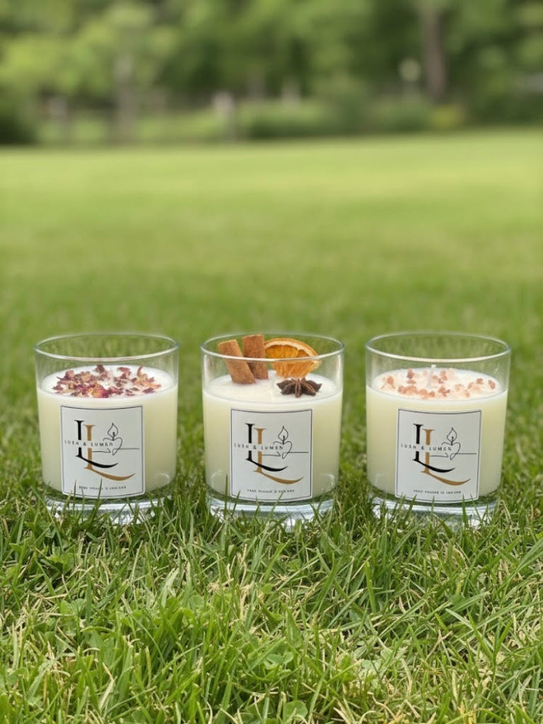 Wellness Candle Trio - Scented Soy Wax Candles