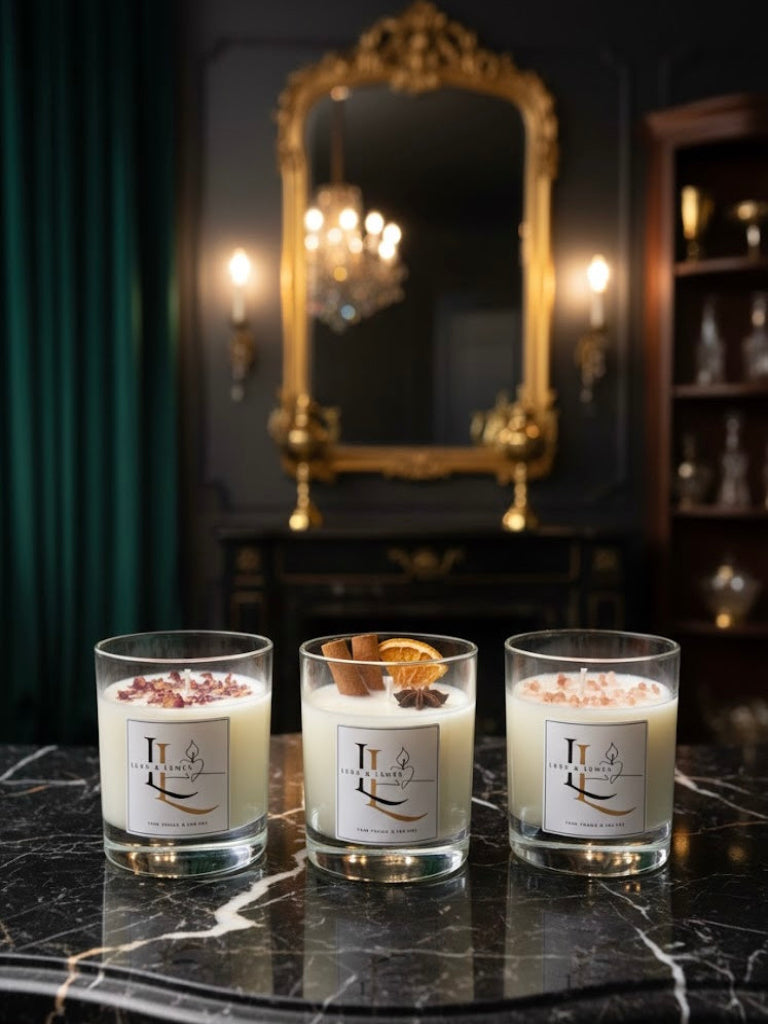 Wellness Candle Trio - Scented Soy Wax Candles