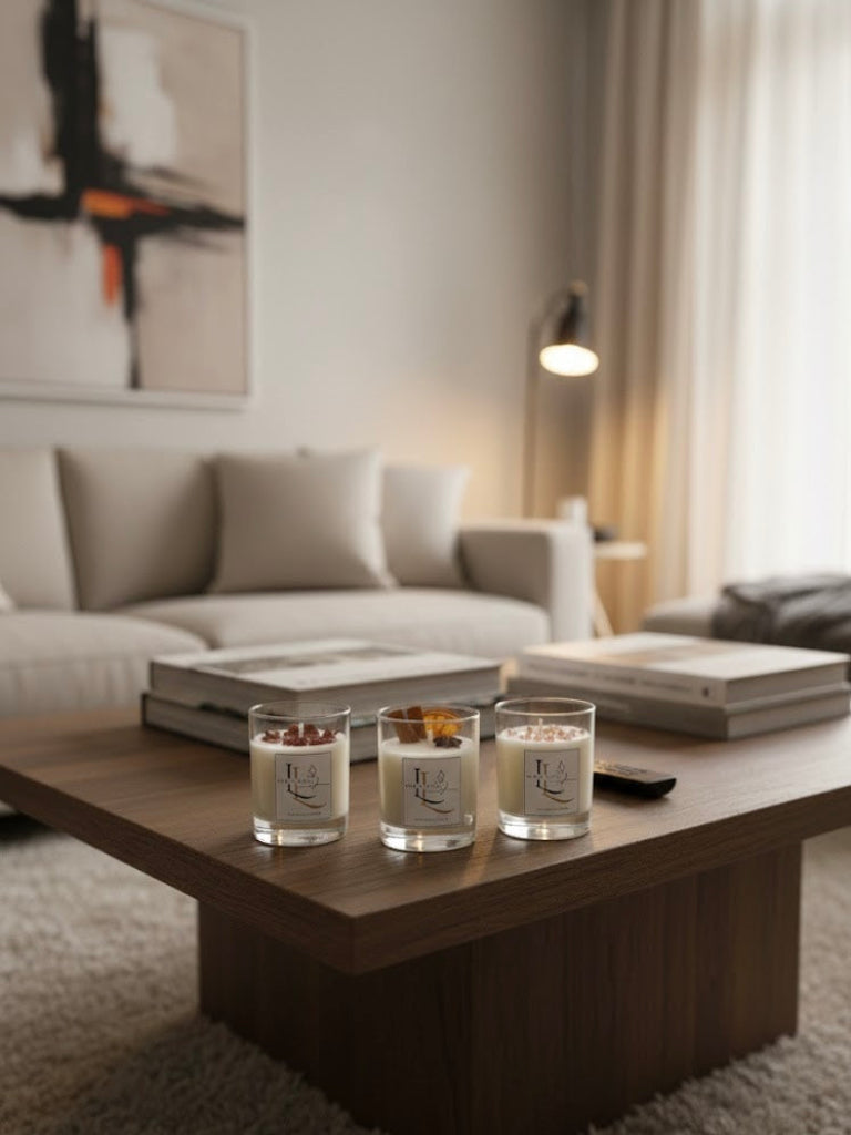 Wellness Candle Trio - Scented Soy Wax Candles