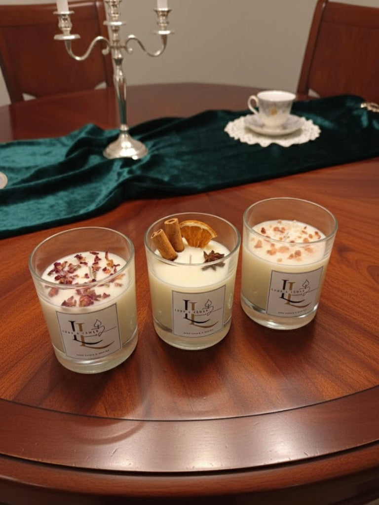 Wellness Candle Trio - Scented Soy Wax Candles