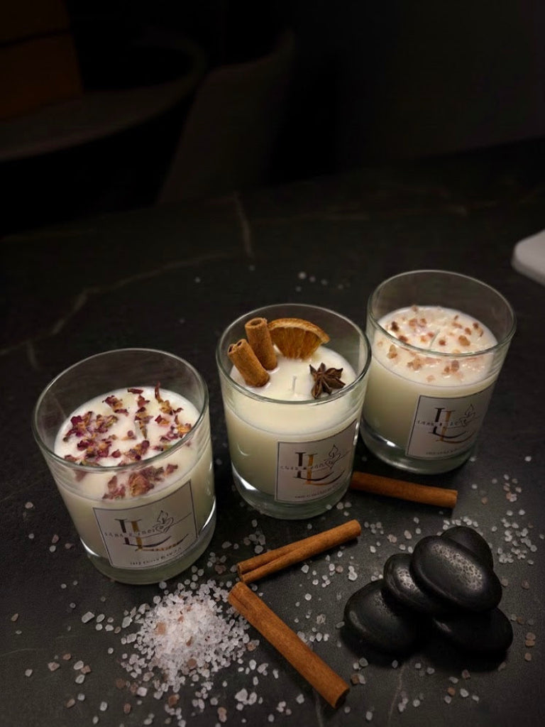 Wellness Candle Trio - Scented Soy Wax Candles