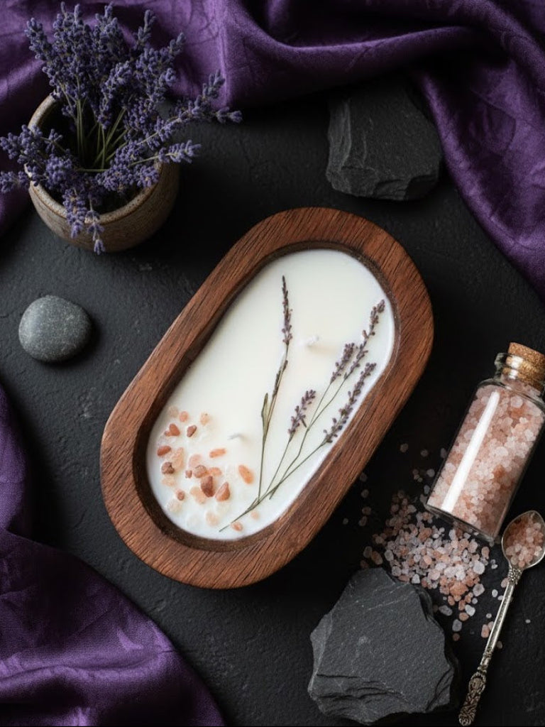 Lavender Breeze - Eucalyptus Scented Soy Wax Candle
