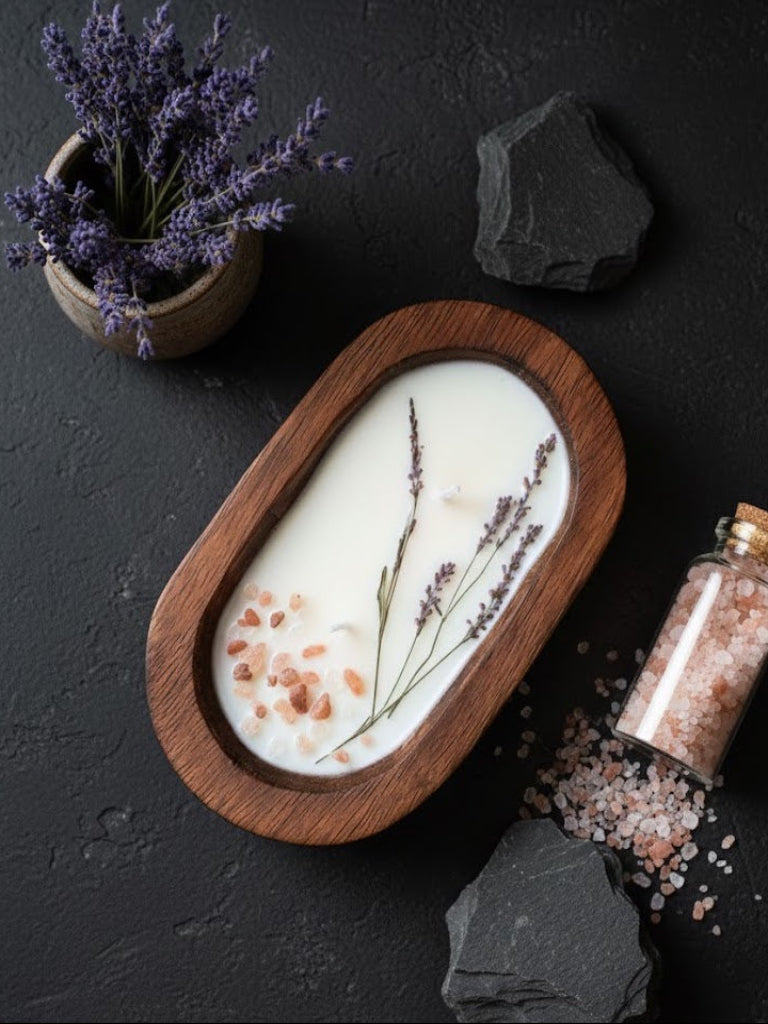 Lavender Breeze - Eucalyptus Scented Soy Wax Candle