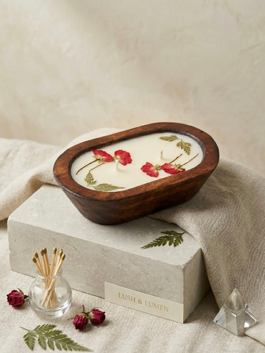 Whispering Roses - Rose Scented Soy Wax Candle
