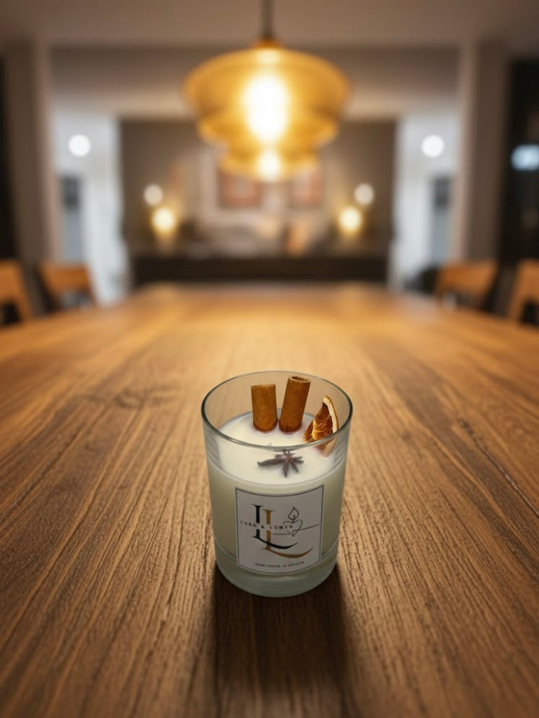 Spice Jar - Cinnamon Scented Soy Wax Candle