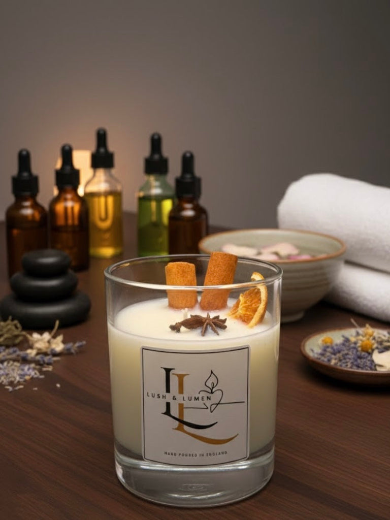 Spice Jar - Cinnamon Scented Soy Wax Candle