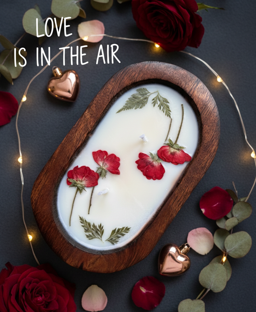 Whispering Roses - Rose Scented Soy Wax Candle