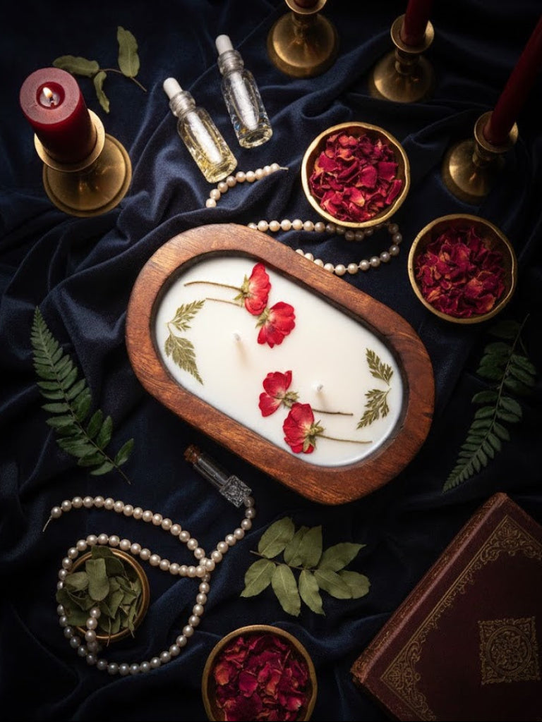 Whispering Roses Candle